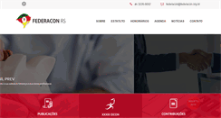 Desktop Screenshot of federacon.org.br